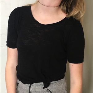 Black tee